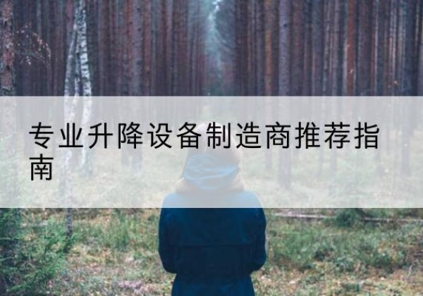 新洲电动剪叉升降平台厂家-专业升降设备制造商推荐指南